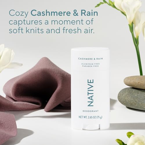 Image 4 of Native Deodorant Contains Naturally Derived Ingredients, 72 Hour Odor Control, Deodorant for Women and Men, Aluminum Free, Cashmere & Rain, 2.65 Ounce (Pack of 12)