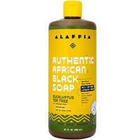 Thumbnail for Image 9 of Eucalyptus / 32 Fl Oz (Pack of 1) for the product Alaffia Authentic African Black Soap