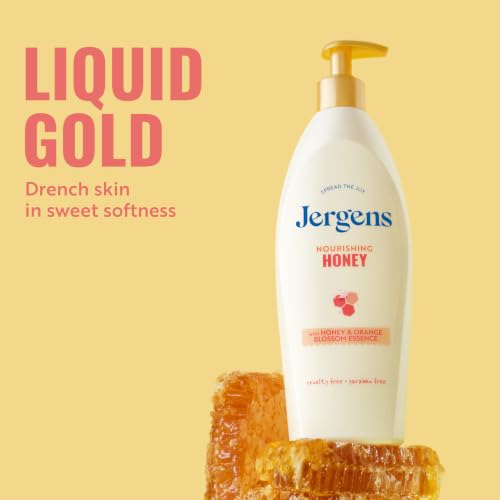 Image 3 of Jergens Nourishing Honey Lotion For Dry Skin, 16.8 fl oz, 4 Pack