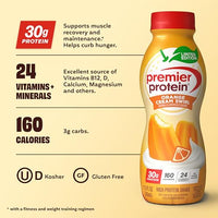 Thumbnail for Image 3 of Premier Protein LIMITED EDITION 30g Shake, Orange Cream Swirl, 12 Pack
