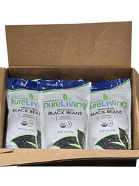 Thumbnail for Image 2 of Pure Living Organic Sprouted Black Beans, 6 Packs of 15 oz Each