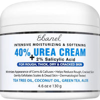 Thumbnail for Image 1 of 4.6 Ounce (Pack of 1) for the product Ebanel Urea Cream 40% plus Salicylic Acid for Dry Cracked Feet Skin