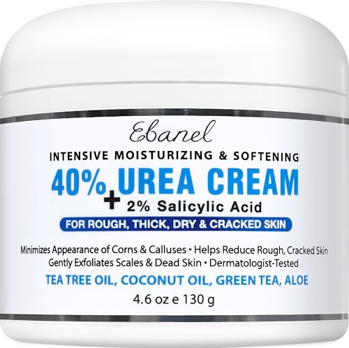 Image 1 of 4.6 Ounce (Pack of 1) for the product Ebanel Urea Cream 40% plus Salicylic Acid for Dry Cracked Feet Skin