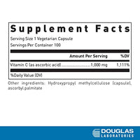 Thumbnail for Image 3 of Douglas Laboratories C-1000 - Vitamin C 1000 mg, 100 Vegetarian Capsules