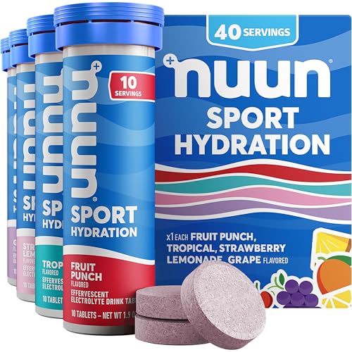 Image 1 of Default Title for the product Nuun Sport Electrolyte Tablets Mixed Flavors, GF & Vegan, 4 Pack