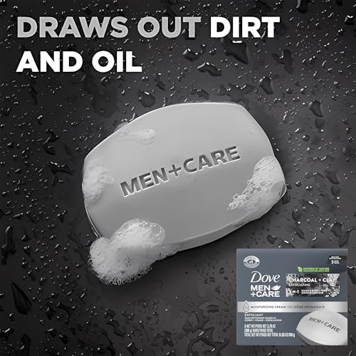 Image 3 of Dove Men + Care Bar Soap Charcoal Clay, 12 Count, 3.75 oz. Each