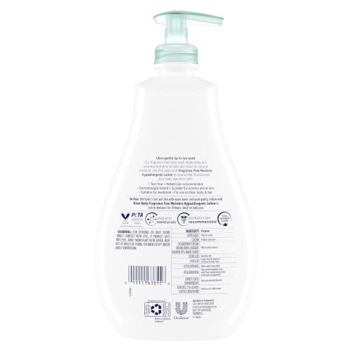 Image 3 of Baby Dove Sensitive Skin Care Baby Wash For Baby Bath Time Fragrance Free Moisture Hypoallergenic 20 oz