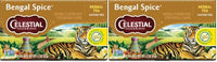 Thumbnail for Image 1 of Default Title for the product Celestial Seasonings Bengal Spice Herbal Tea, 20 Tea Bags Box (Pack of 2)