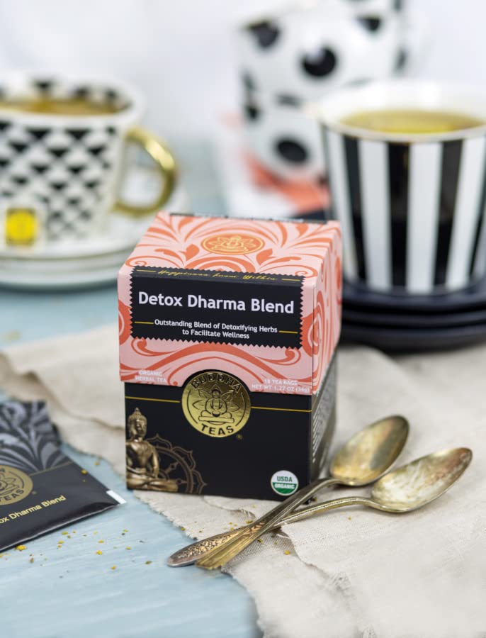 Image 7 of Buddha Teas Organic Detox Dharma Blend Herbal Tea, Caffeine Free