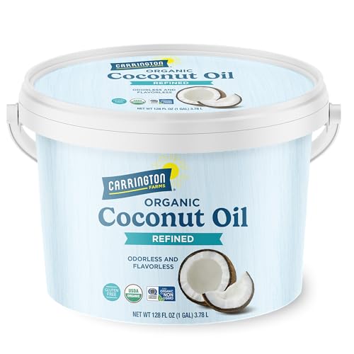 Image 1 of Default Title for the product Carrington Farms Organic Refined Coconut Oil 1 Gallon (128 fl oz)