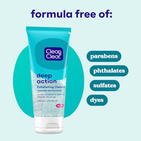 Thumbnail for Image 8 of Clean & Clear Oil-Free Deep Action Exfoliating Facial Cleanser