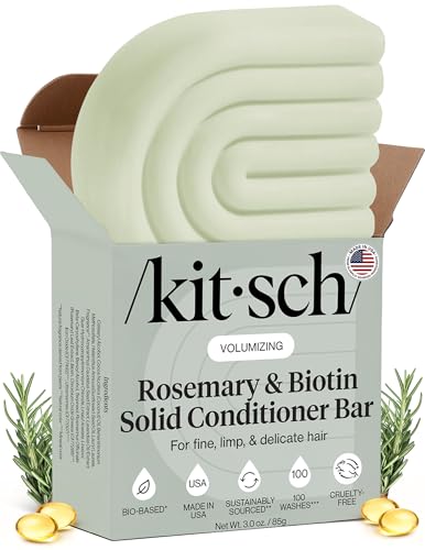 Image 1 of 3 Ounce (Pack of 1) for the product Kitsch Rosemary & Biotin Conditioner Bar Soap for Hair Growth - 3 oz