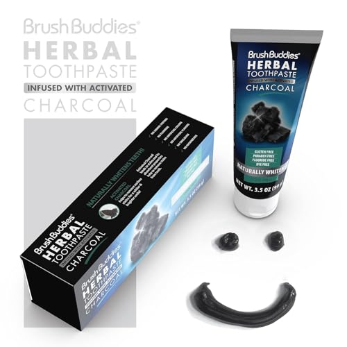 Image 3 of Brush Buddies Charcoal Toothpaste 6 Pack 3.5 oz