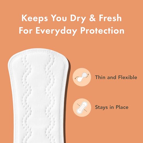 Image 2 of Rael Daily Panty Liners for Women, Organic Cotton Cover (Long, 36 Count)