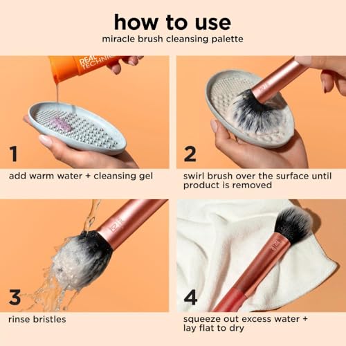 Image 6 of Real Techniques Miracle Brush Cleansing Palette, Makeup Brush Cleaner