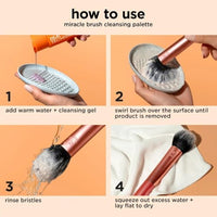 Thumbnail for Image 6 of Real Techniques Miracle Brush Cleansing Palette, Makeup Brush Cleaner