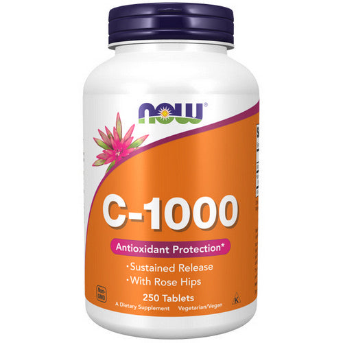 Now Foods Vitamin C-1000 Sustained Release Tablets 250 Tabs