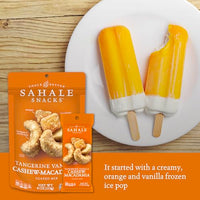 Thumbnail for Image 3 of Sahale Snacks Tangerine Vanilla Cashew-Macadamia Glazed Mix, 4 oz Pouches (6 Packs)