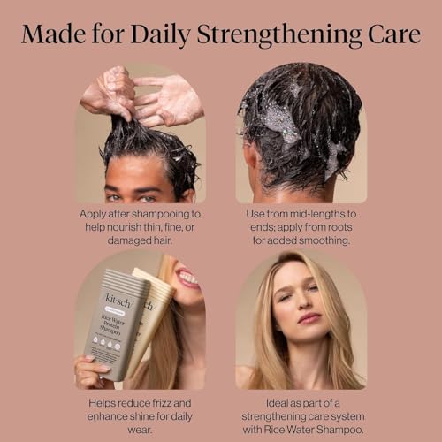 Image 7 of Kitsch Strengthening Rice Water Conditioner for Hair Growth – 12.3 oz