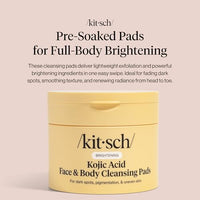 Thumbnail for Image 7 of Kitsch Kojic Acid Pre-Soaked Cotton Pads for Face and Body – 50 Count