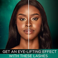 Thumbnail for Image 2 of Ardell False Eyelashes Natural Lashes 110 - Lightweight Reusable Strip, Eye-Lifting Effect, 5 Pairs + Bonus Pair