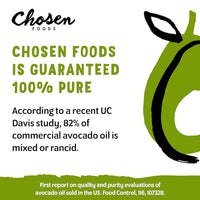 Thumbnail for Image 4 of Chosen Foods 100% Pure Avocado Oil for Cooking - 1.75L