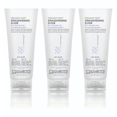 Image 1 of Default Title for the product GIOVANNI Eco Chic Straight Fast Straightening Elixir 6.8 Fl Oz (2 Pack)