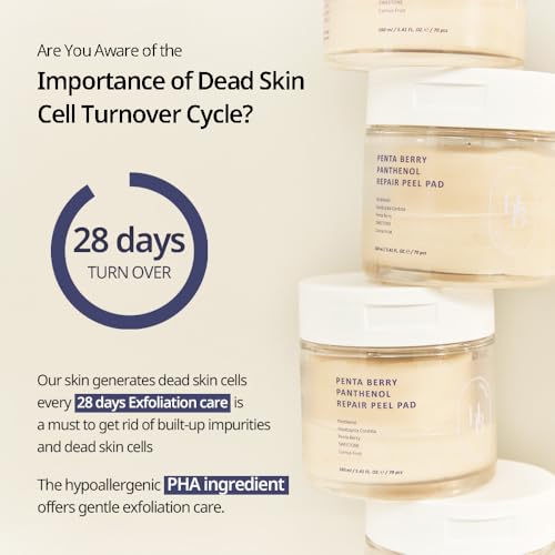 Image 5 of HEVEBLUE Penta Berry Panthenol Repair Peel Pad - 70 Pads
