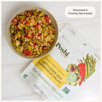 Thumbnail for Image 3 of Poshi Marinated Artichoke & Asparagus Salad, On-The-Go, 6-Pack, 4.4 oz