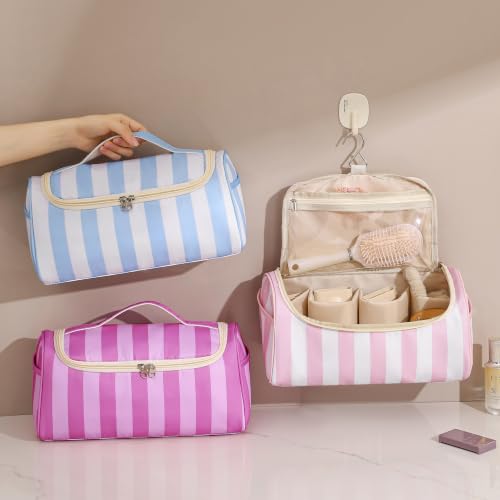 Image 4 of RSRSLEII Striped Hair Tools Travel Bag with Compartments
