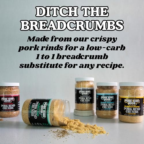 Image 3 of Pork King Good Pork Rind Breadcrumbs, Spicy Cajun, 2 Pack