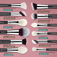 Thumbnail for Image 3 of Bueart Design 32Pcs Pro Grade Makeup Brushes Set with Goat & Horse Hair