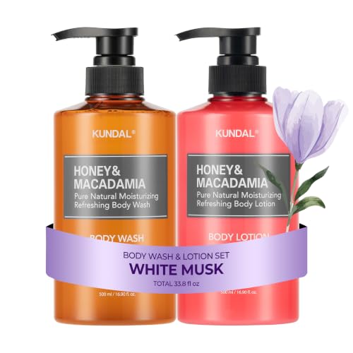Image 2 of F. White Musk for the product KUNDAL Soymilk Body Wash and Body Cream Set