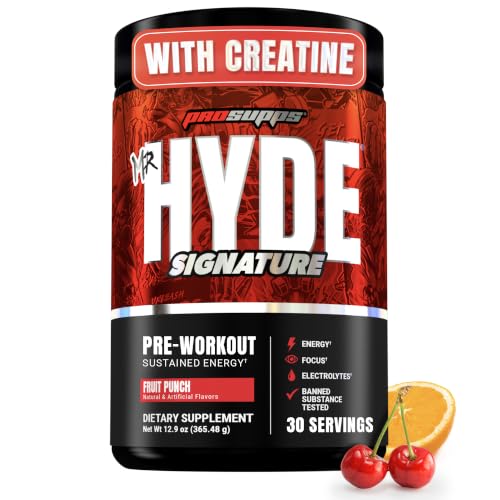 Image 1 of Default Title for the product ProSupps Mr. Hyde Signature Pre Workout Powder with Creatine, Fruit Punch