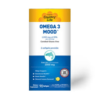 Thumbnail for Country Life Omega 3 Mood 90 Softgels