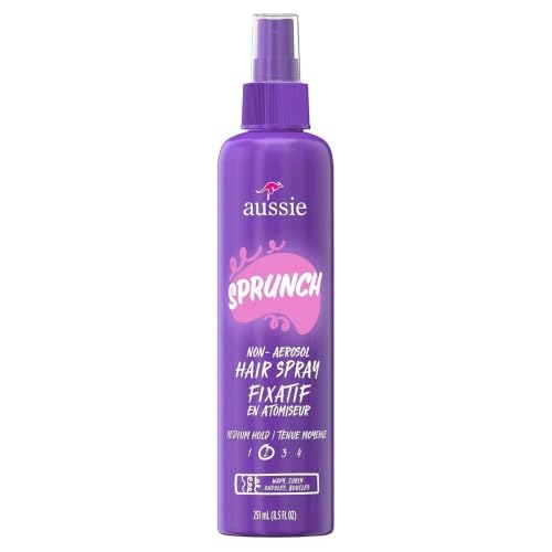 Image 3 of Aussie Sprunch Non-Aerosol Hair Spray for Curly Hair and Wavy Hair, 251 ml (Pack of 1)
