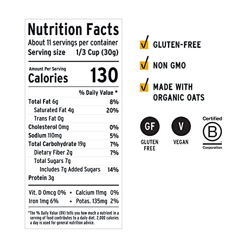 Image 2 of purely elizabeth. Vanilla Chocolate Chip Ancient Grain Granola Gluten-Free Non-GMO 6 Ct 72oz Bulk