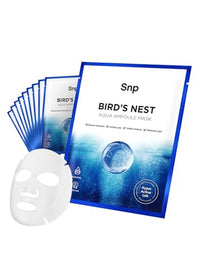 Thumbnail for Image 1 of Default Title for the product SNP 1000mg Bird's Nest  Hyaluronic Acid Ampoule Sheet Mask 10 Sheets