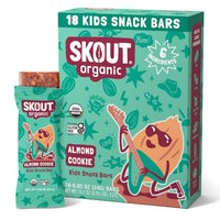 Thumbnail for Image 1 of Default Title for the product Skout Organic Almond Cookie Kids Snack Bars (18 Pack)