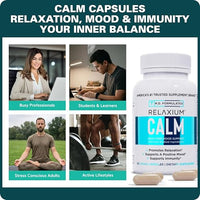 Thumbnail for Image 6 of Relaxium Calm Stress & Mood Support Supplement, Ashwagandha, 60ct