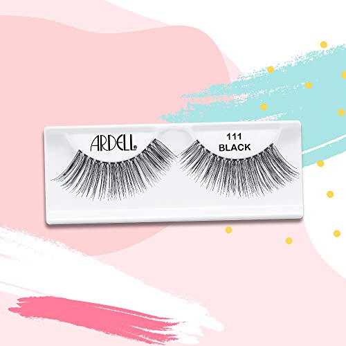 Image 3 of Ardell False Eyelashes 111 - Black, Lightweight, Reusable, Soft & Natural Look Strip Lashes for Everyday Wear, 4-Pack