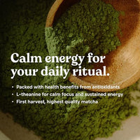 Thumbnail for Image 4 of Chamberlain Coffee Vanilla Ceremonial Grade Matcha Tin, 30 Servings