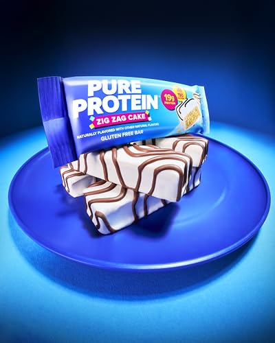 Image 3 of Pure Protein Zig Zag Cake Protein Bars, 19g Protein, Gluten Free, 4 Ct