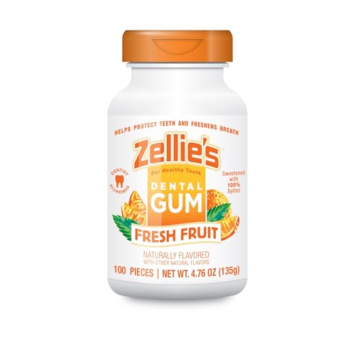 Image 4 of Fresh Fruit / 100 Count (Pack of 1) for the product Zellie's 100% Xylitol Chewing Gum