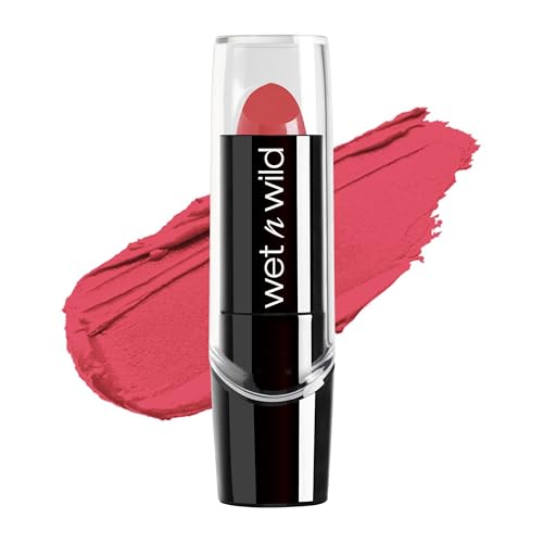 Image 28 of Hot Paris Pink / 1 Count (Pack of 1) for the product wet n wild Silk Finish Lipstick