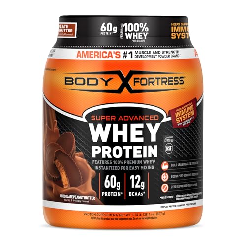 Image 1 of Default Title for the product Body Fortress Super Advanced Whey Protein Powder, Chocolate PB, 1.78 lbs