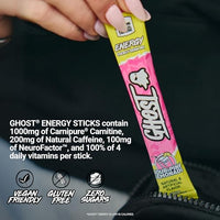 Thumbnail for Image 5 of GHOST Sugar-Free Energy Drink Packets, Pink Lemonade, 24 Sticks
