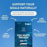 Thumbnail for Image 3 of MRM Nutrition Egg White Protein - 23g Fat-Free Protein - 20 Servings