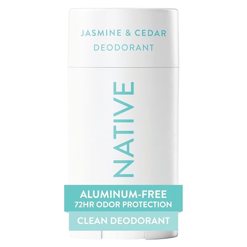 Image 1 of Default Title for the product Native Deodorant Contains Naturally Derived Ingredients, 72 Hour Odor Control, Deodorant for Women and Men, Aluminum Free, Jasmine & Cedar, 2.65 Ounce (Pack of 12)