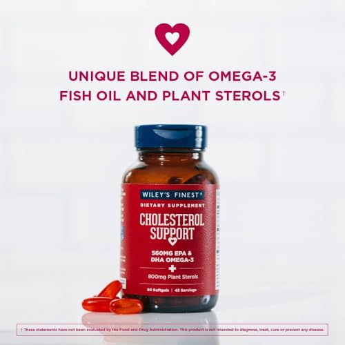 Image 6 of Wiley's Finest Wild Alaskan Cholesterol Support, 120 Count